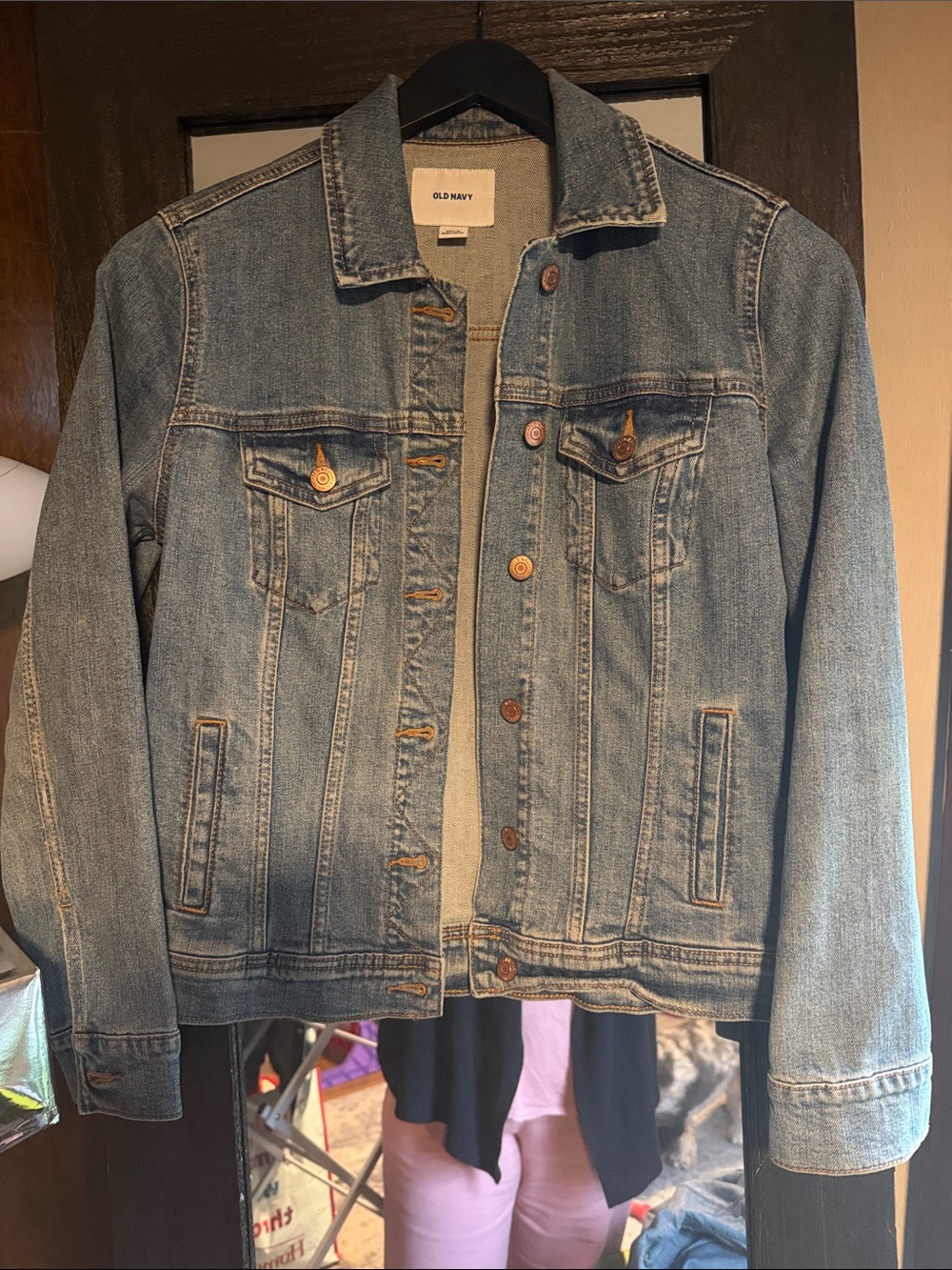Old Navy Medium Wash Blue Denim Jacket